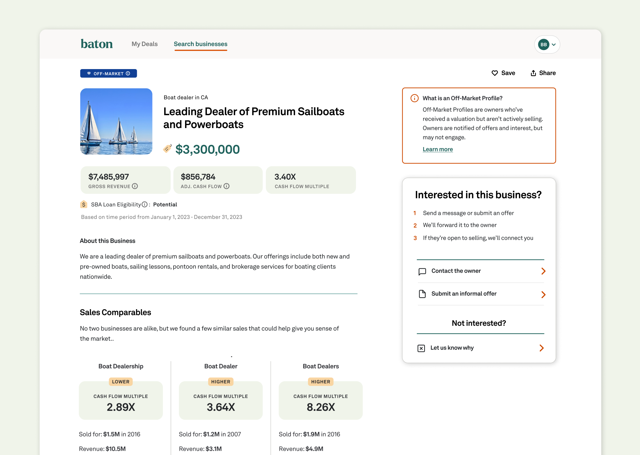 Private Listing
